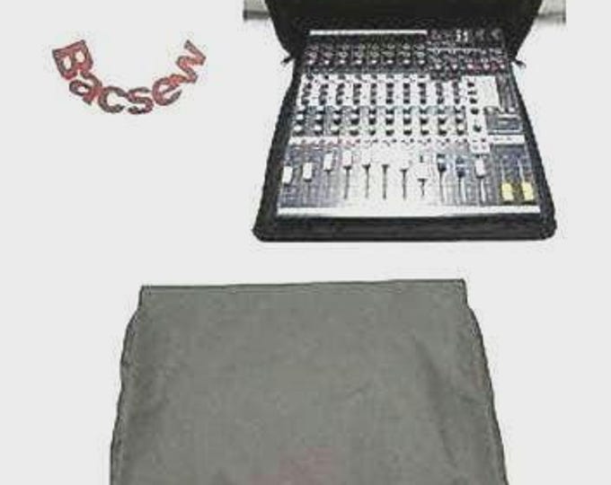 To Fit SOUNDCRAFT Efx 8,12/ Epm 6,8,12/ MfxI8, Mfxi12,/ Mpmi12 / Signature 10/12 MIXER COVER / Base Zip With Webbing Handle *New*