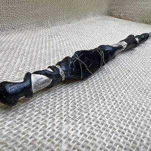 Black and White Coffin Wand