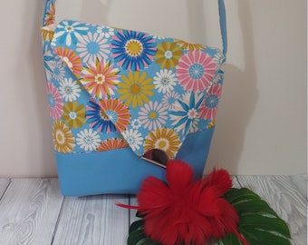 Squiffy Sling en algodón y acero Recién elegido Melody Miller Clementine - Tamaño pequeño bandolera o bolso de hombro