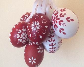 Hand painted chicken Easter egg (shells) Each