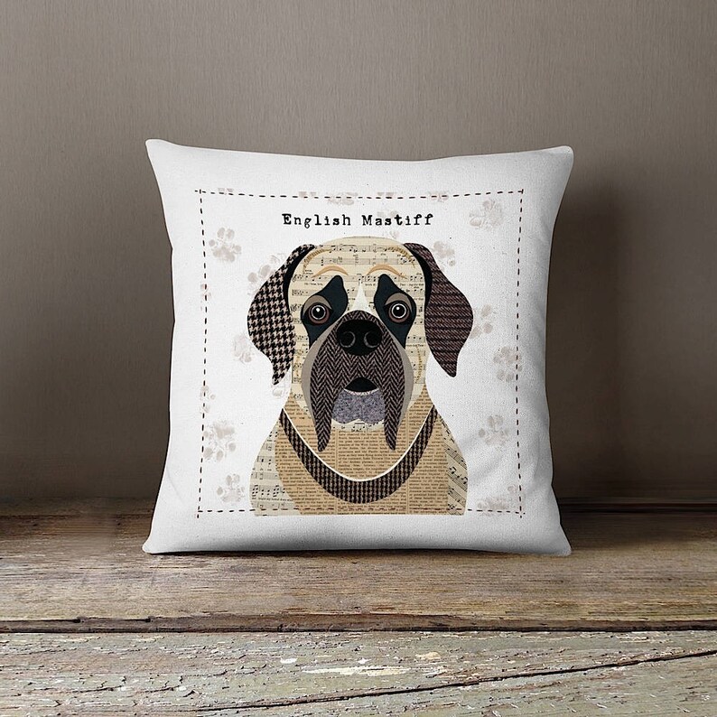 dog cushion personalised