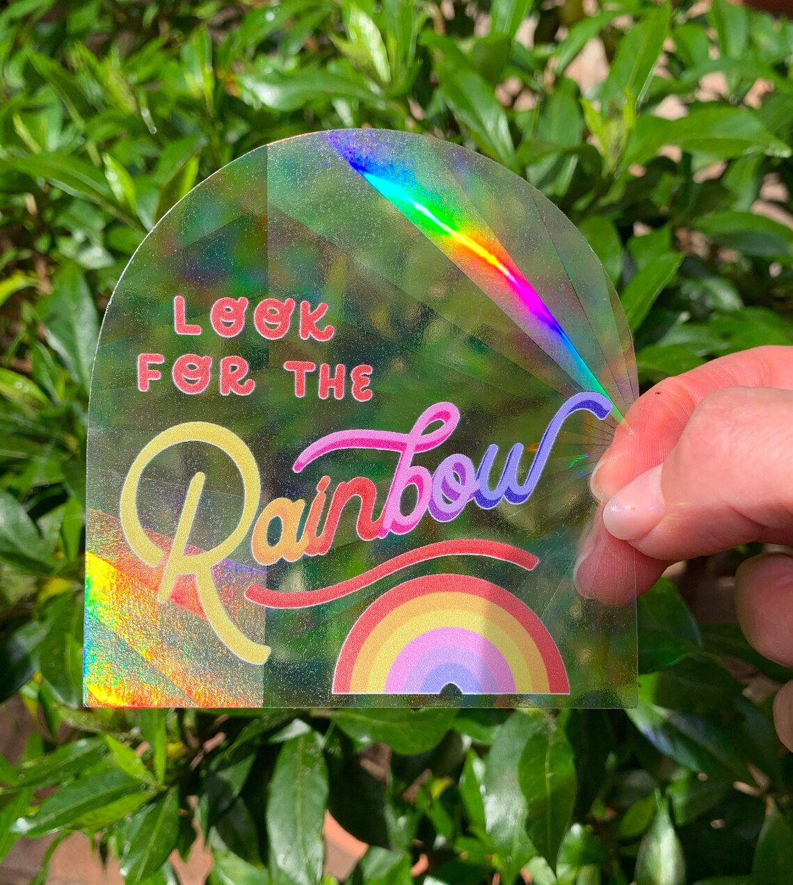 Rainbow Sticker Rainbow Maker Sun Catcher Sticker Etsy