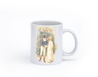 Emma and Mr. Knightley Jane Austen lovers couple mug