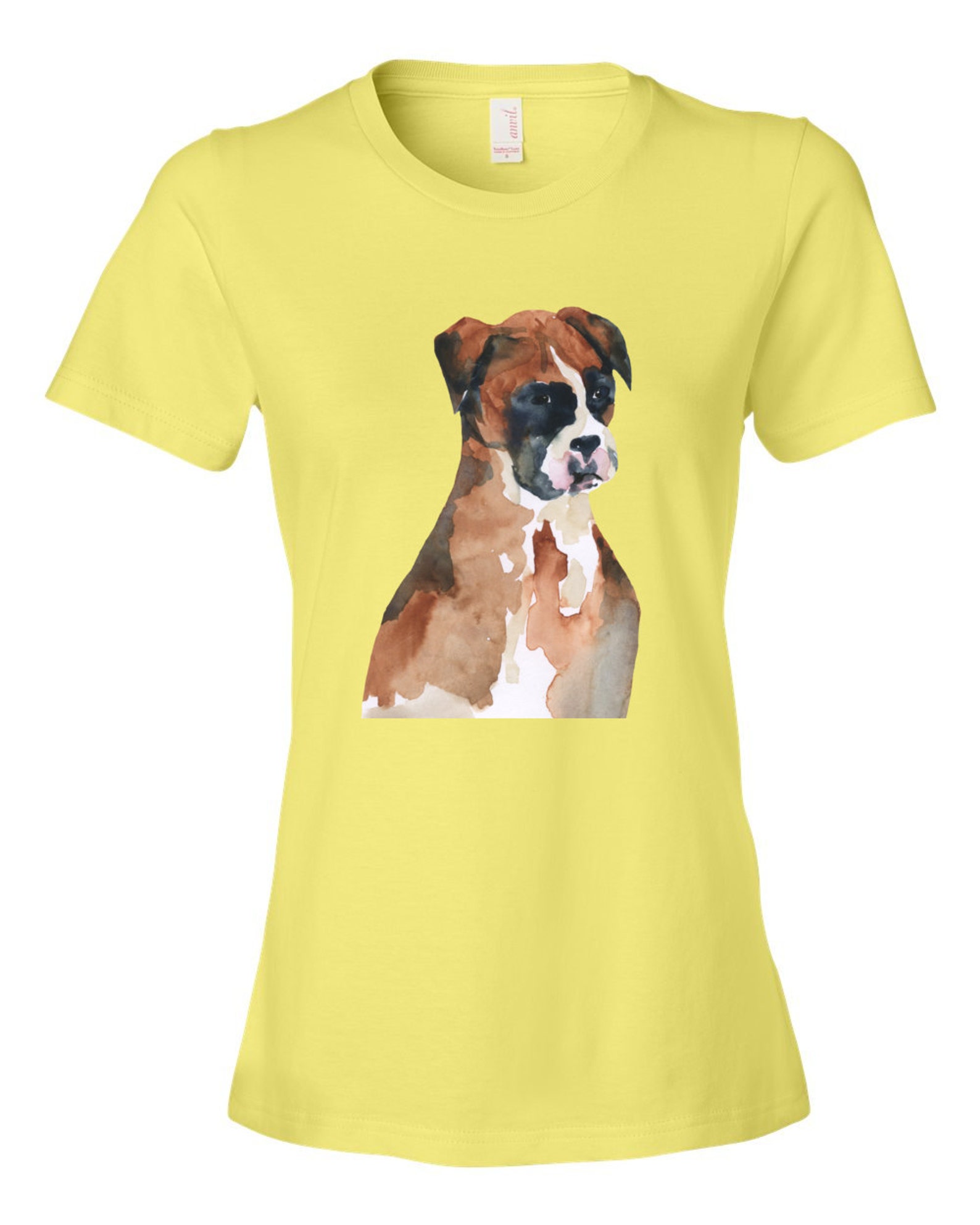Boxer Dog Tshirt for Women Etsy