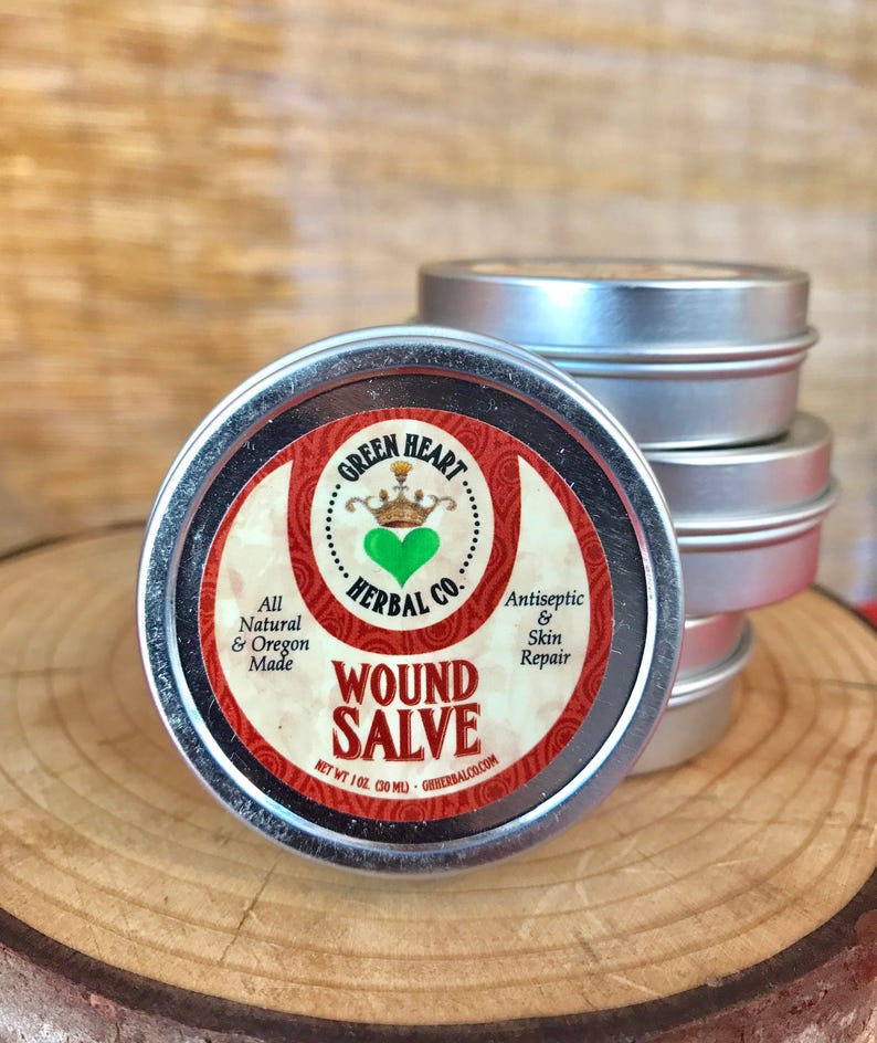 Wound Salve 1oz Antiseptic and Skin Repair All Natural Etsy