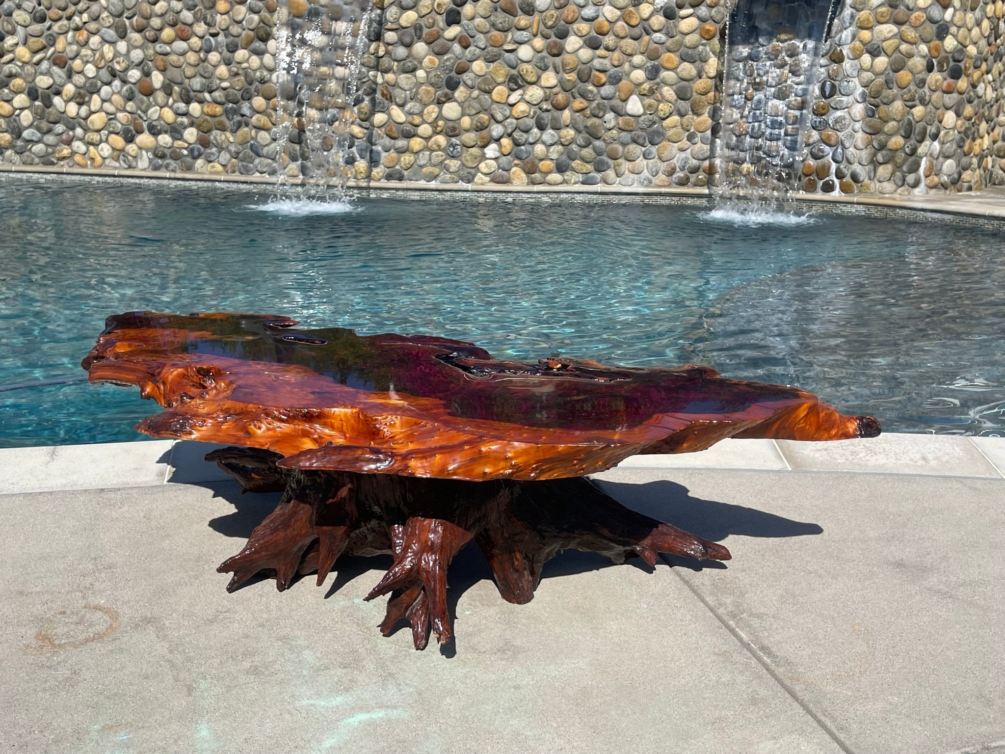 Mother Nature Redwood Coffee table