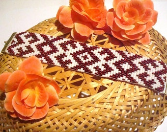 Handmade loom bracelet.