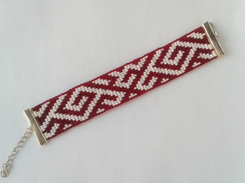 Handmade loom bracelet. image 2