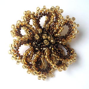 Bead embroidery Brooch image 3