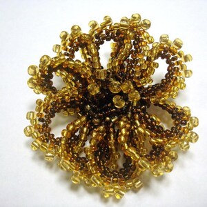 Bead embroidery Brooch image 2