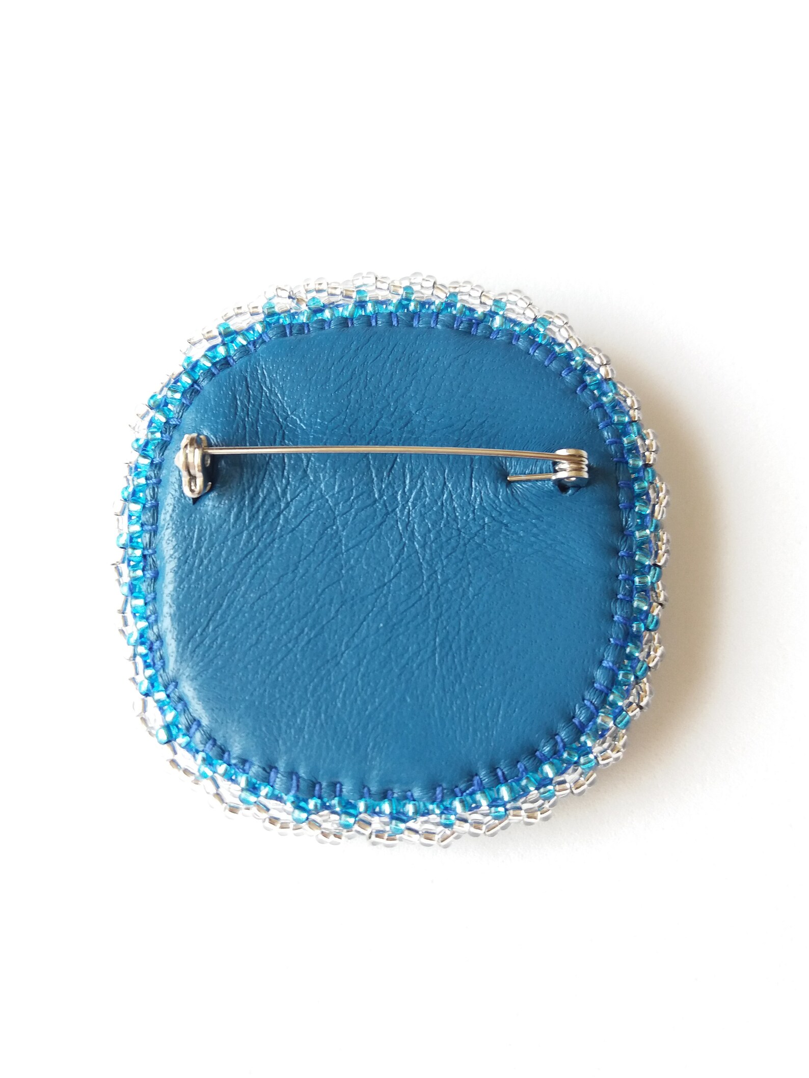 Bead Embroidery Brooch Etsy