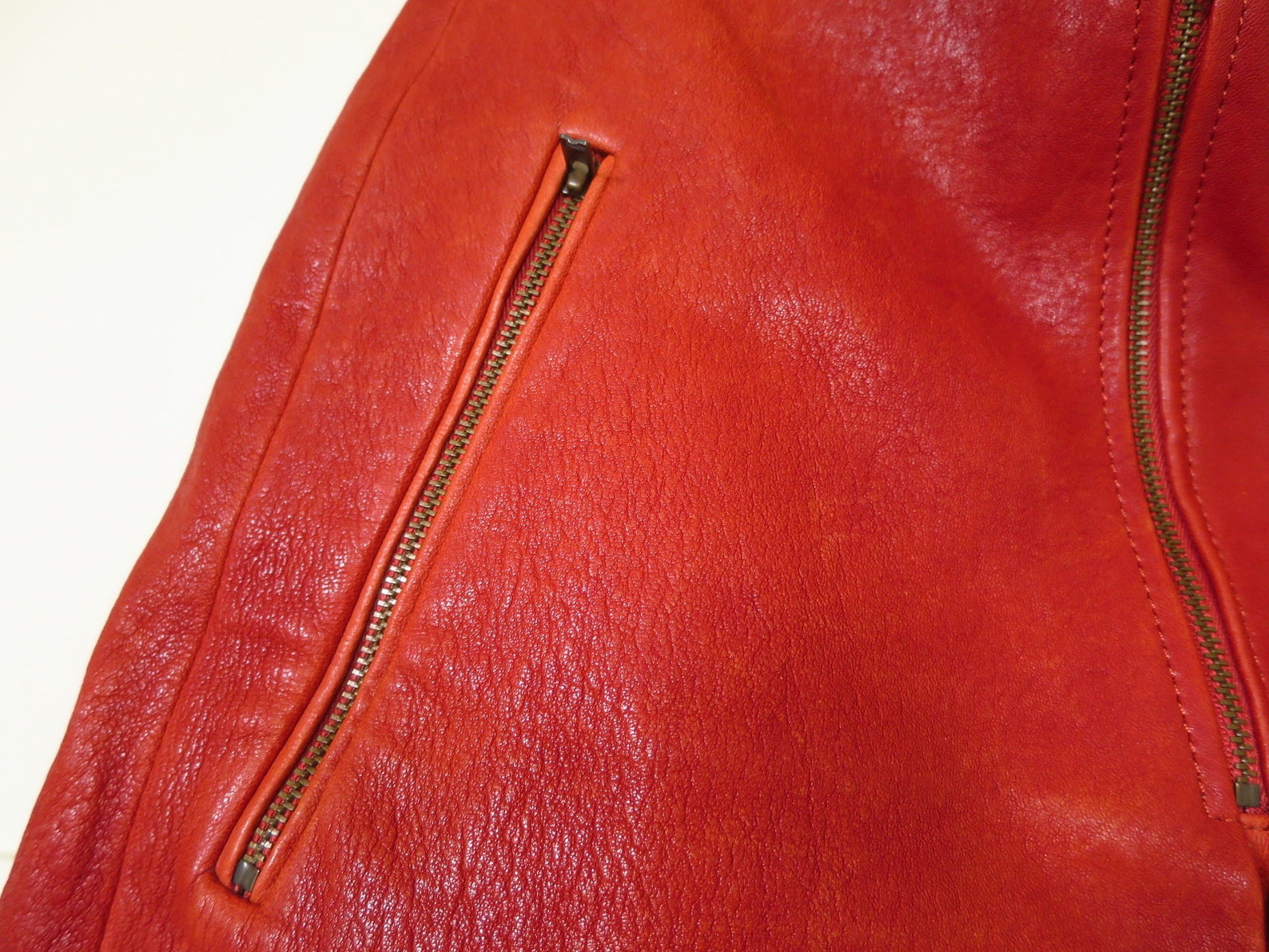 Isabel Marant Rock aus rotem Leder Größe 38 | Etsy