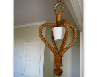 Chandelier rope  in the style AUDOUX MINET around 1950