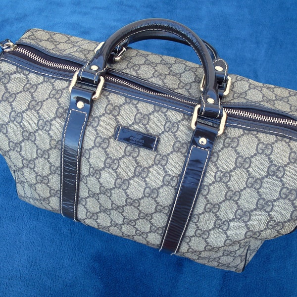 Sac à main GUCCI JOY BOSTON vintage en toile monogrammée gg