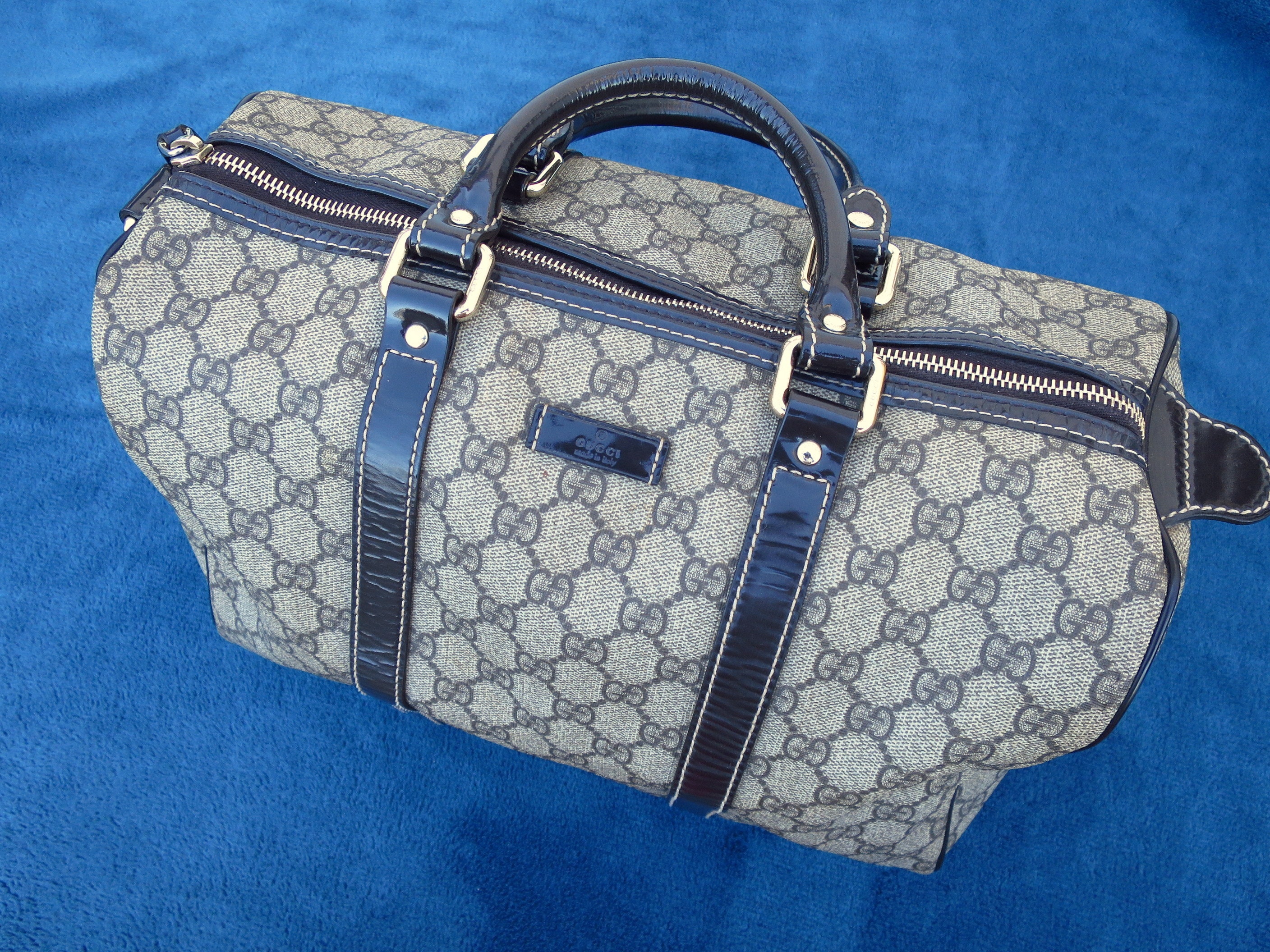 Vintage GUCCI JOY BOSTON Handbag in Gg Monogram Canvas Etsy Israel