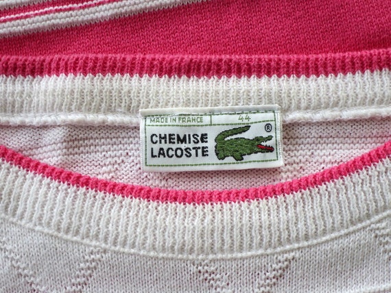 pull vintage lacoste