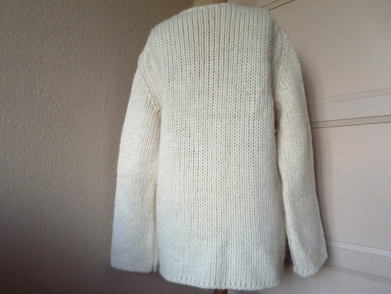 DRIES VAN NOTEN cardigan in beige wool, size M - image 2