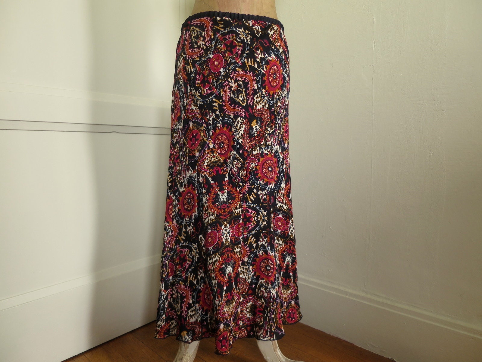 silk skirt size 8
