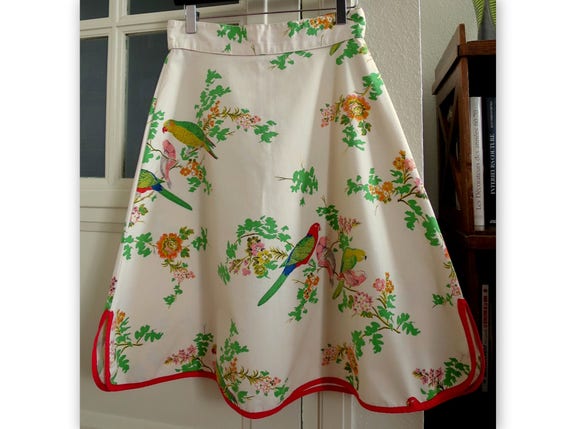 KO and CO (Castelbajac) trapeze skirt decorated w… - image 3