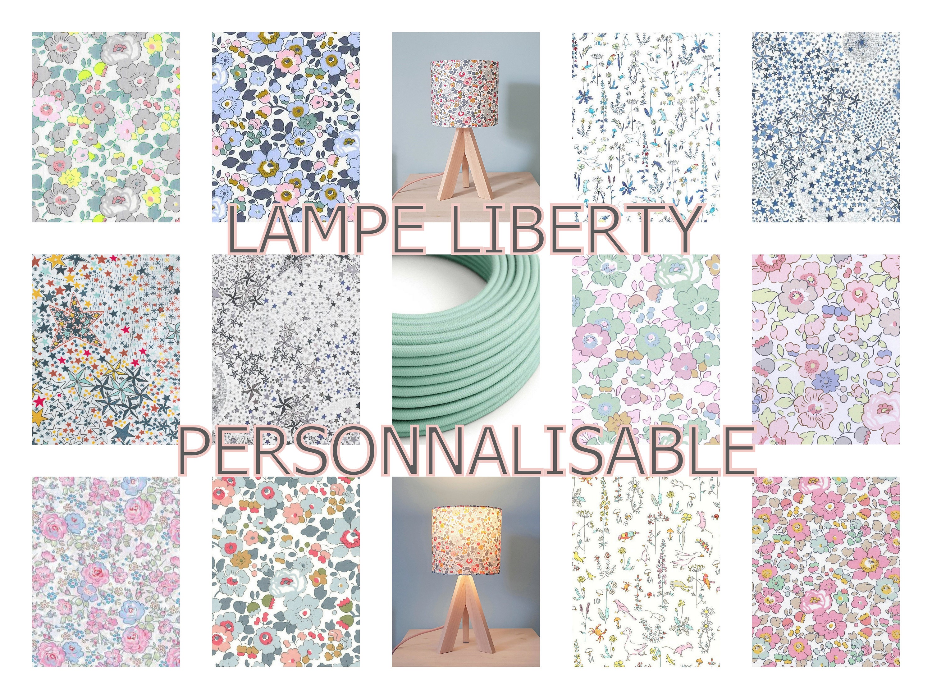 Personnalisez Votre Lampe Liberty | Bois Naturel