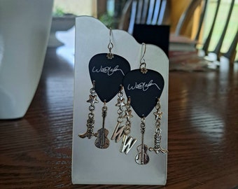 The Outlaw's Signature Guitar Pick Earrings