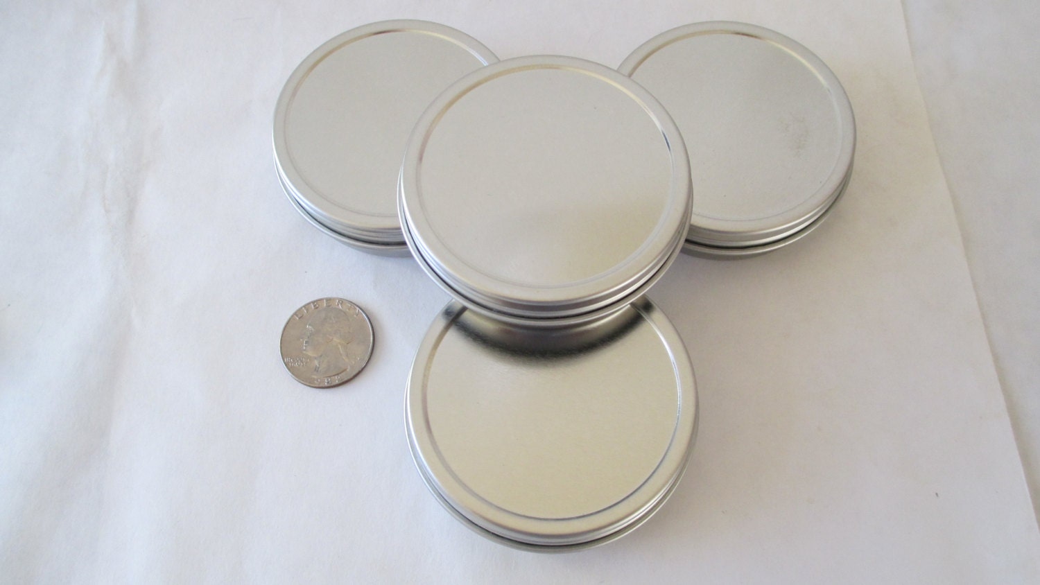 Round Tins Salves Lip Balm Round Screw top Tins 2 oz Etsy