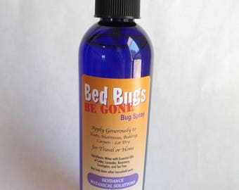 Bed Bugs Begone Spray for Home, Office, Outdoors - Weddings, Parties, Ants, Spiders, Hotels - 8oz