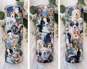 Puppy Dog sublimation tumbler