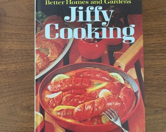 Vintage Better Homes and Gardens "Jiffy Cooking" Cookbook || Vintage Cook Book || Vintage Kitchen || Vintage Book || Gift
