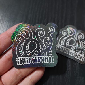 Monster/Tentacle Romance Lover Vinyl Sticker, kindle sticker