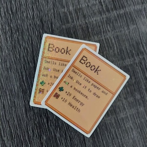 Book Stardew Valley inspired sticker