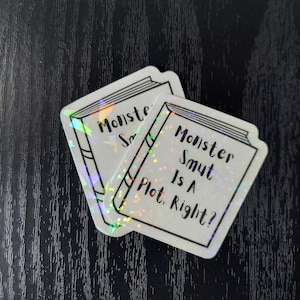 Monster Smut Romance Sticker - kindle Sticker - Monster romance reader Sticker