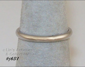 Benchmark  10k White Gold Wedding Band (#J631)