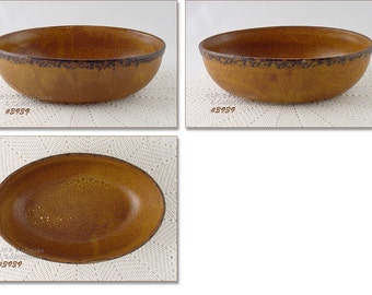 McCoy Canyon Serving Bowl,Vintage McCoy Pottery,Vintage McCoy Canyon Dinnerware,McCoy Canyon Oval Shaped Serving Bowl (Inventory #3939)