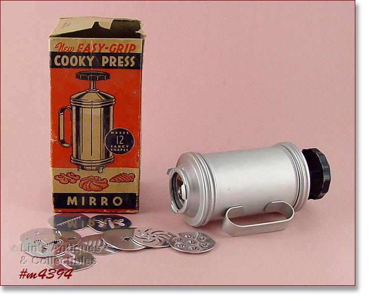 Vintage Mirro Easy Grip Cooky Cookie Press IOB (#M4394)