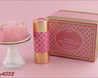 Vintage Avon Ultra Fluff with Brocade Beauty Dust in Original Box (#M4332)