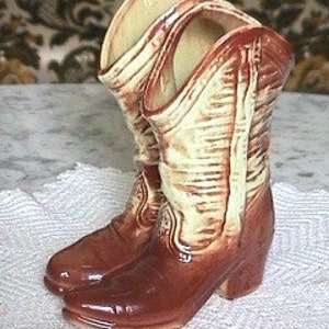 McCoy Pottery Western Cowboy Boots Vase (#785)