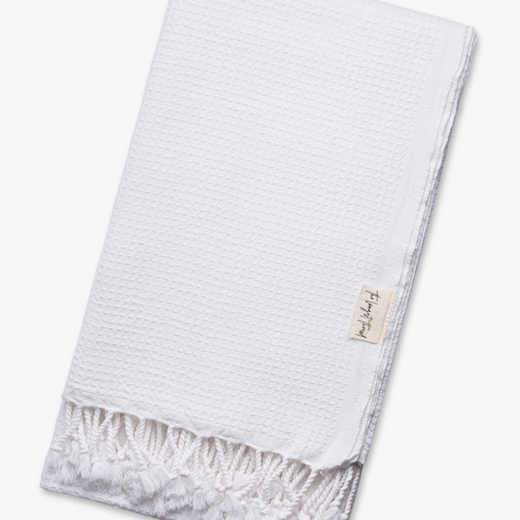 Flat White Towel,Paintable Towel,Turkish Towel,Turkish Peshtemal,White Towel,40''x70'',Cotton Towel,Beach Towel,100x180,Bath Towel,B1-beyaz