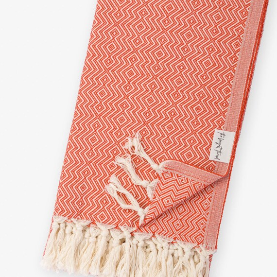 burnt orange bath towels