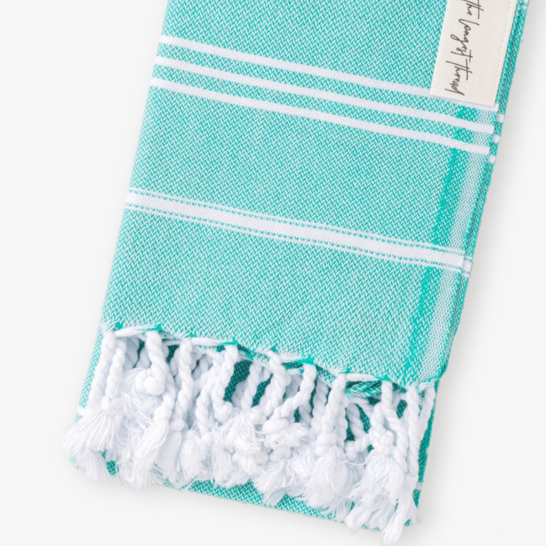 Seafoam Green Hand Towel Tea Towel Kitchen Towel Dish Etsy UK