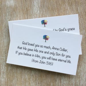 Personalized Scripture Cards for Kids image 3