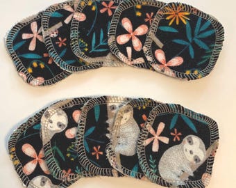 Washable Cotton Flannel Cleansing Pads: Reusable Makeup Remover Rounds