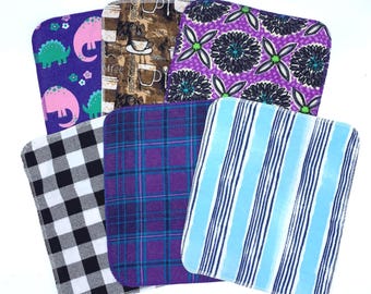 Reusable Cloth Wipes: 12x10 Unpaper Towels, Kitchen Cleaning Set