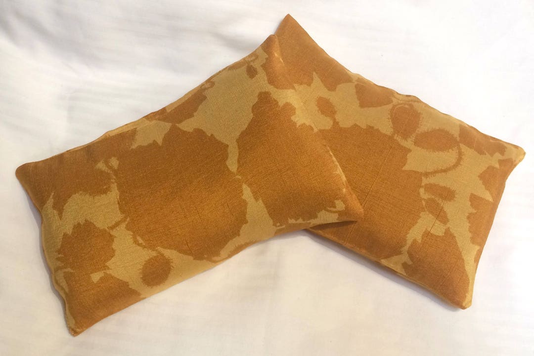 Organic Eye Pillow. Unscented Meditation Eye Pillow Filled With Organic