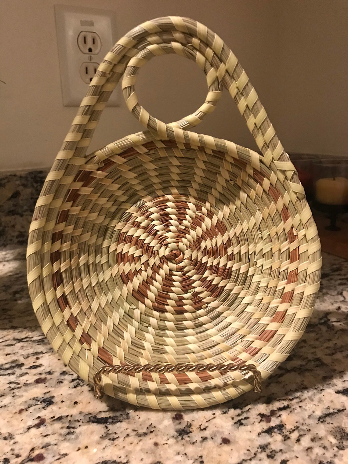 Small Charleston Sweetgrass Basket Etsy