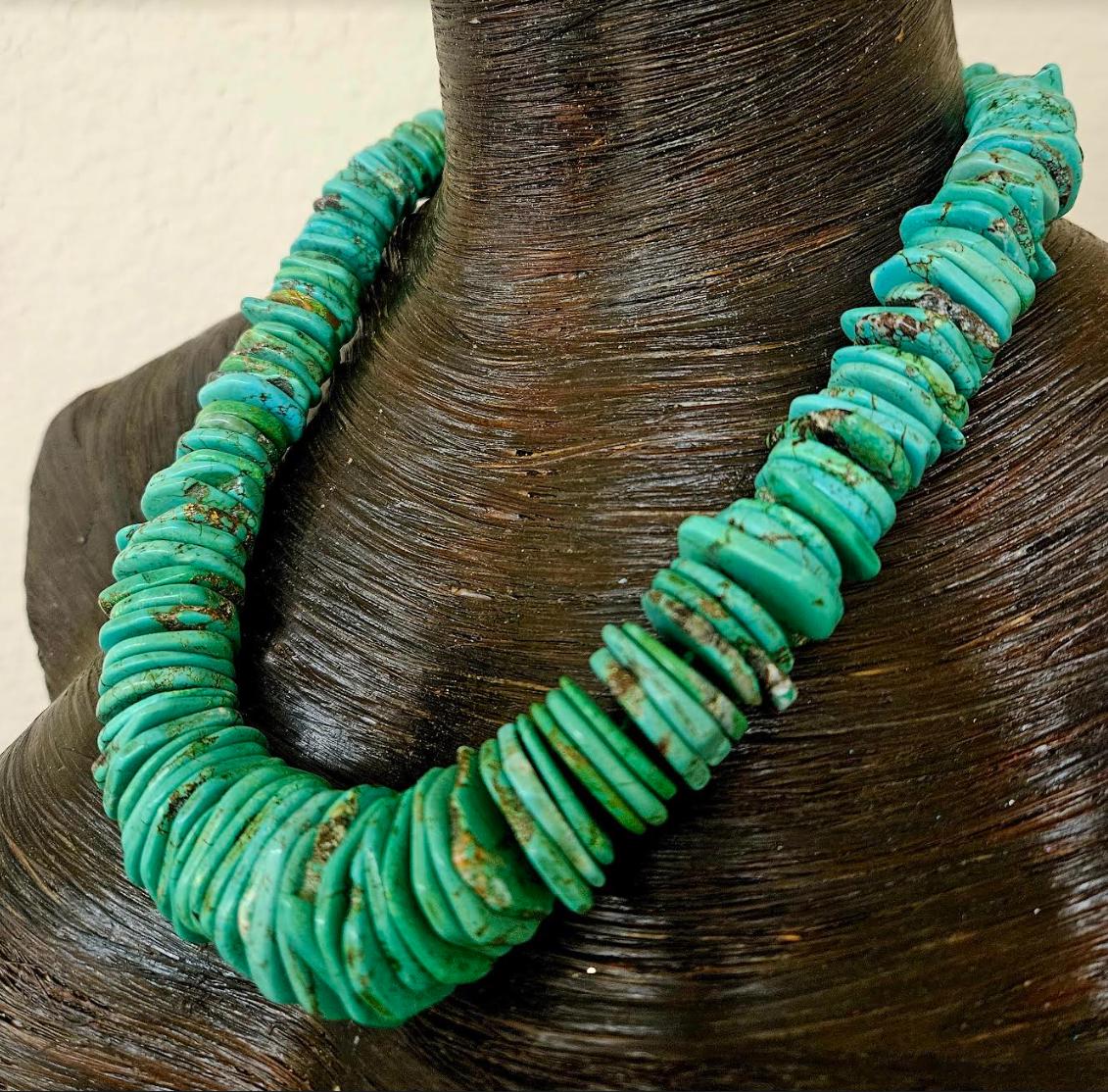 Dancing Charm Fringe Necklace with Discs and Labradorite Beads Adjustable Length Dancing Charm Fringe Necklace with Discs and Labradorite Beads Adjustable Length
