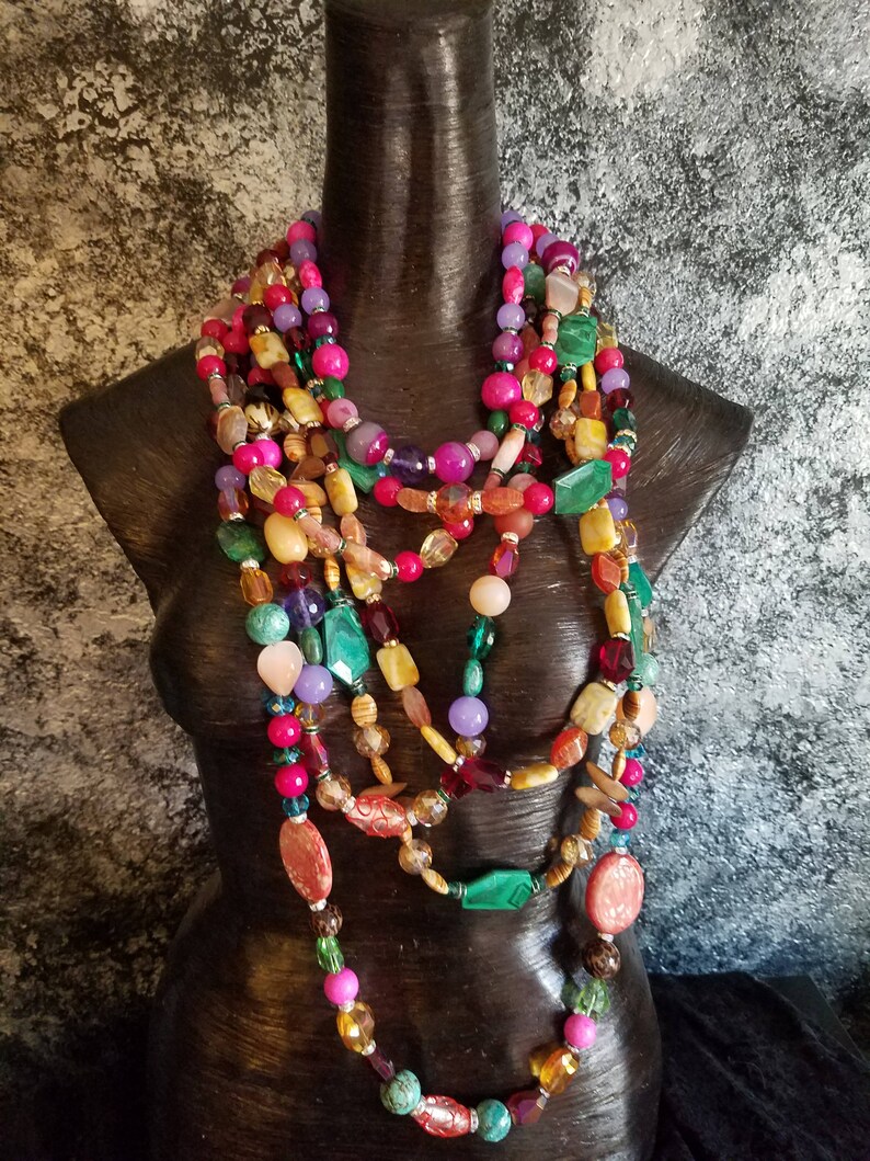 diy mardi gras necklace