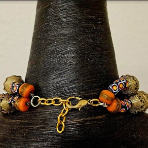 Luxury African Brass & Copper Tribal Statement Necklace, Ethnic Neck ...
