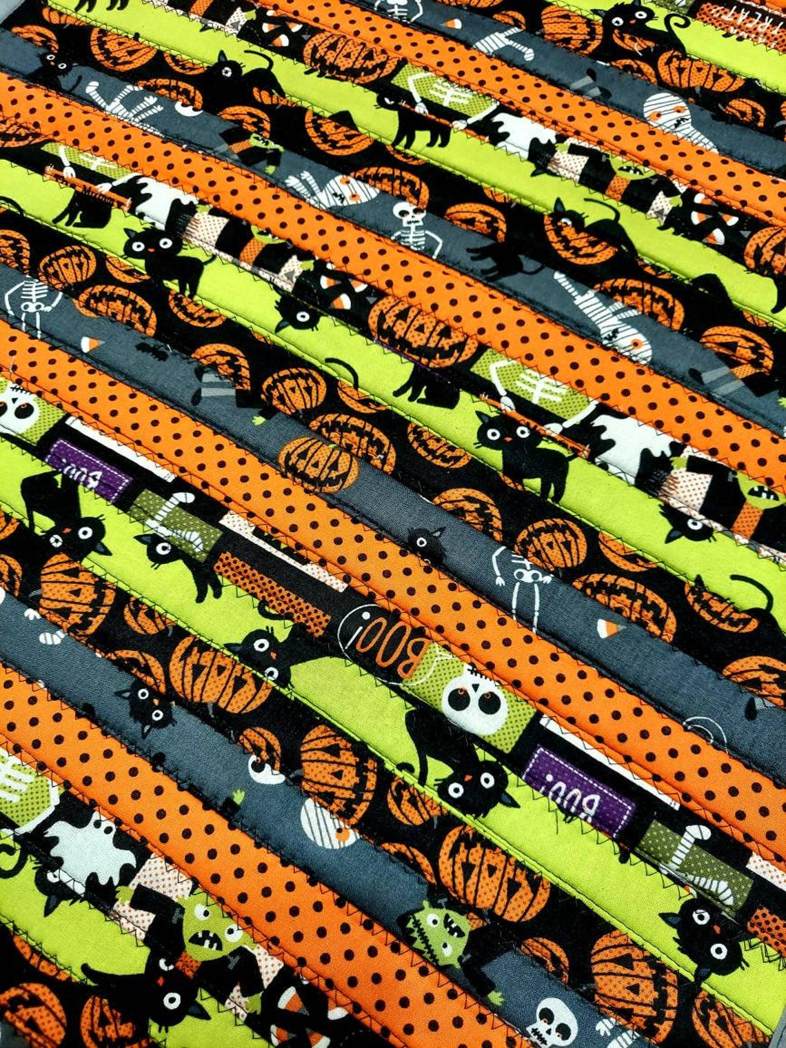 Halloween Jelly Roll Rug Rectangle Etsy