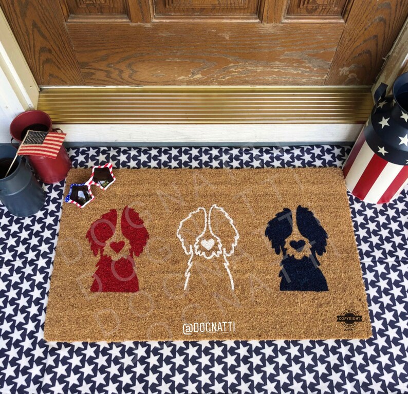 Doodle Door Mat Goldendoodle Door Mat Doodle Doormat Doodle Etsy